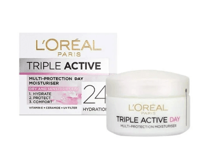 L'Oréal Paris Triple Active Multi-Protection Moisturiser Day 50ml Moisturiser L_Or_al_Paris_Triple_Active_Multi-Protection_Moisturiser_Day_50ml_Exprimi_Skincare_Kenya shop at Exprimi Beauty Kenya. Home of Skin care, Body care, Make-up, Fragrance & Beauty.