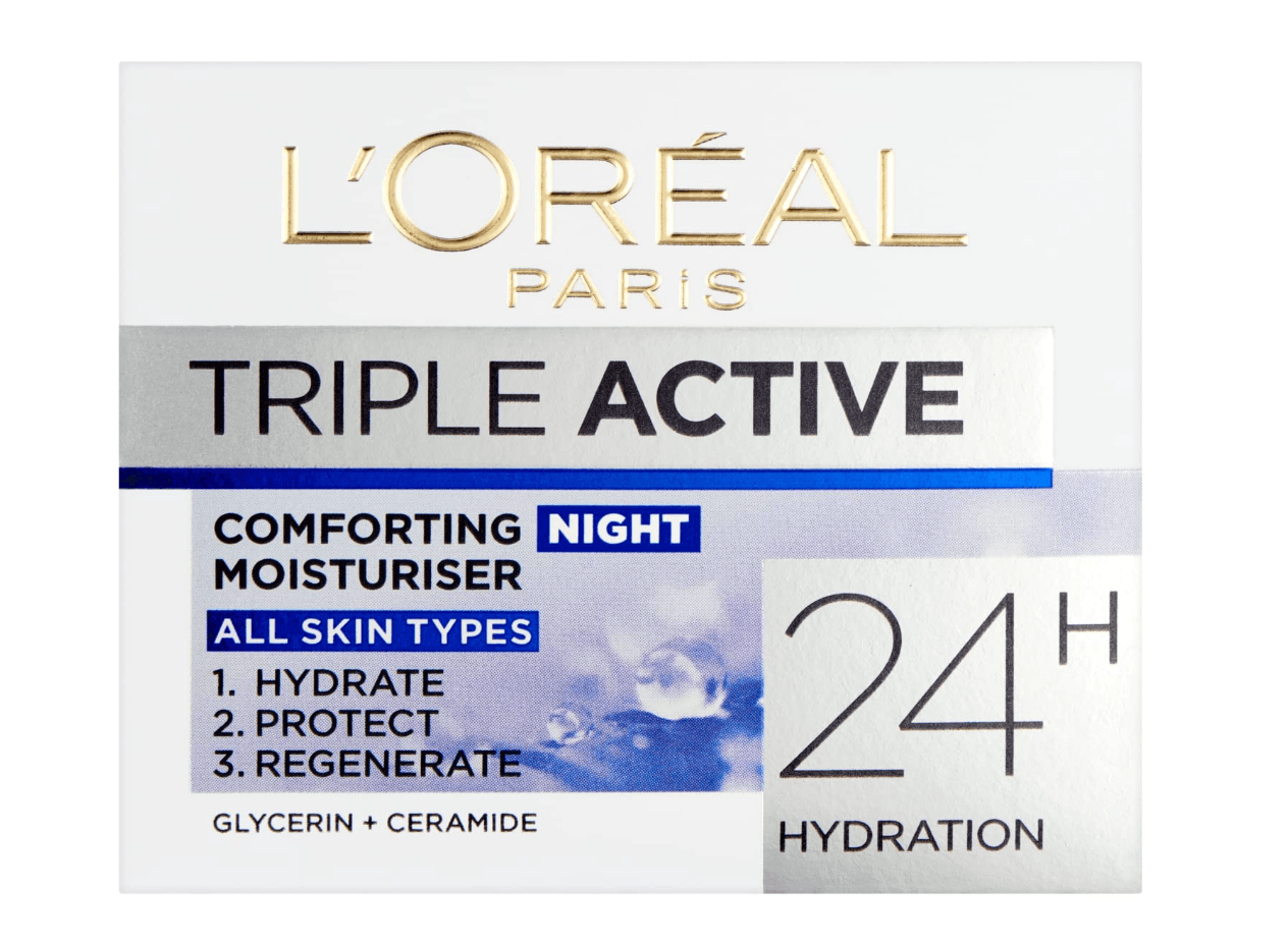 L'Oréal Paris Triple active comforting moisturizer night 50 Ml Moisturiser L_Or_al_Paris_Triple_active_comforting_moisturizer_night_50_Ml_Moisturiser_shop_at_Exprimi_Beauty_Kenya._Home_of_Skin_care_Body_care_Make-up_Fragrance_Beauty. shop at Exprimi Beauty Kenya. Home of Skin care, Body care, Make-up, Fragrance & Beauty.