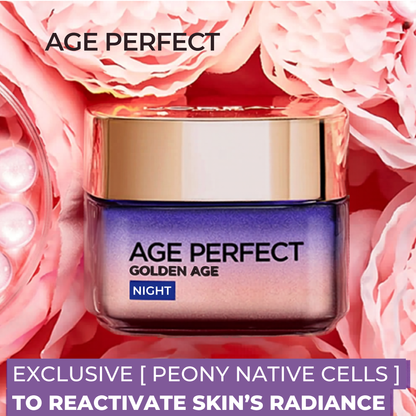 L'Oréal Paris Age Perfect golden age - Re-Stimulating Cold Care Night Anti-Aging Products L_Oreal_Paris_Age_Perfect_Golden_Age_Re-Stimulating_Night_Cream_50_Moisturising_Renew_Skin_Barrier_Overnight_and_Reactivates_Skin_s_Radiance_Peony_Native_Cells_Calcium_and_Vitamin_B3_79b2b794-fc4d-47b8-879e-e2bad7f4c118 shop at Exprimi Beauty Kenya. Home of Skin care, Body care, Make-up, Fragrance & Beauty.