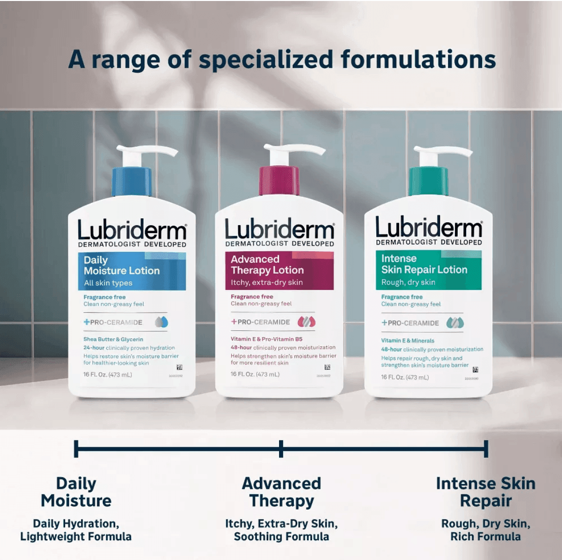 Lubriderm Daily Moisture Hydrating Body and Hand Lotion with Vitamin B5 Beauty Lubriderm-DailyMoistureHydratingBodyandHandLotionwithVitaminB5-LubridermDailyMoistureHydratingBodyandHandLotionwithVitaminB5EXprimiSkincareKenya-Beauty-EXprimiSkincareKenya-6497849610 shop at Exprimi Beauty Kenya. Home of Skin care, Body care, Make-up, Fragrance & Beauty.