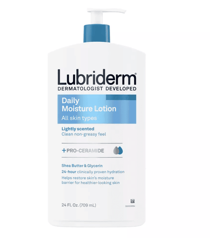 Lubriderm Daily Moisture Hydrating Body and Hand Lotion with Vitamin B5 709 Beauty Lubriderm-DailyMoistureHydratingBodyandHandLotionwithVitaminB5-LubridermDailyMoistureHydratingBodyandHandLotionwithVitaminB5EXprimiSkincareKenya-Beauty-EXprimiSkincareKenya-6497849612 709 shop at Exprimi Beauty Kenya. Home of Skin care, Body care, Make-up, Fragrance & Beauty.