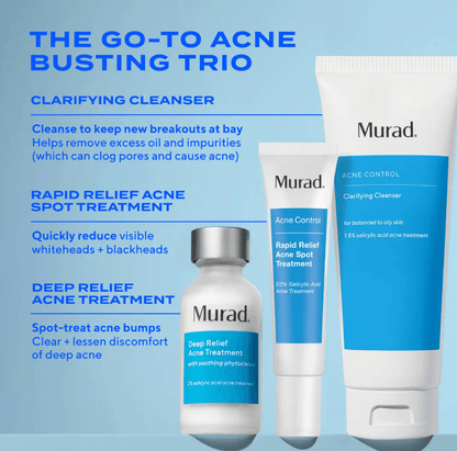 Murad Clarifying Gel Cleanser with Dual Salicylic Acid for Acne-Prone Skin Cleanser Murad_Clarifying_Cleanser_Acne_Control_Deep_Clean_Clear_Skin_Confident_Glow_Salicylic_Powered_Dermatologist_Formulated_Acne_Fighting_EXrpimi_Beauty_Kenya_Keeps_new_breakouts_at_bay shop at Exprimi Beauty Kenya. Home of Skin care, Body care, Make-up, Fragrance & Beauty.