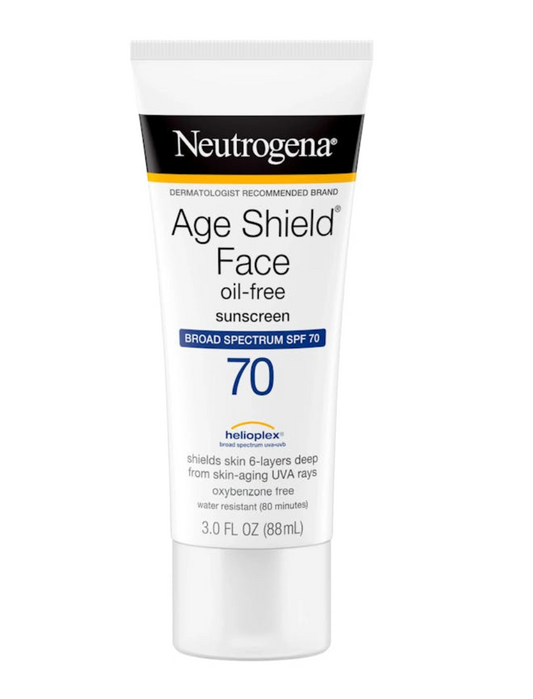 Neutrogena Age Shield Face Oil-Free Sunscreen Lotion with Broad Spectrum SPF 70+ Sunscreen shop at Exprimi Beauty Kenya. Home of Skin care, Body care, Make-up, Fragrance & Beauty.
