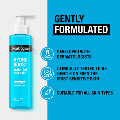 Neutrogena Neutrogena Hydro Boost Water Gel Cleanser with Hyaluronic Acid Cleansers & Toners NeutrogenaHydroBoostWaterGelCleanser200mlwithHyaluronicAcidNewEXprimiBeautyKenya_5 shop at Exprimi Beauty Kenya. Home of Skin care, Body care, Make-up, Fragrance & Beauty.
