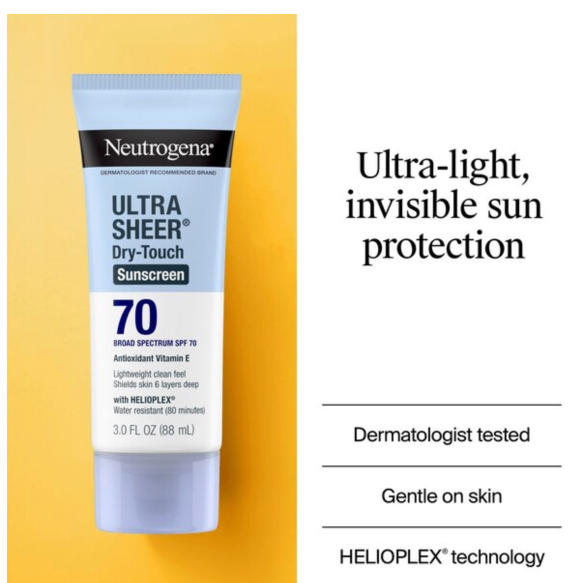 Neutrogena Neutrogena Ultra Sheer Dry-Touch Sunscreen Lotion SPF 70, Broad Spectrum Body Sunscreens Neutrogena_Ultra_Sheer_Dry-Touch_Sunscreen_3_OZ_SPF_70_EXprimi_Beauty_Kenya_2 shop at Exprimi Beauty Kenya. Home of Skin care, Body care, Make-up, Fragrance & Beauty.
