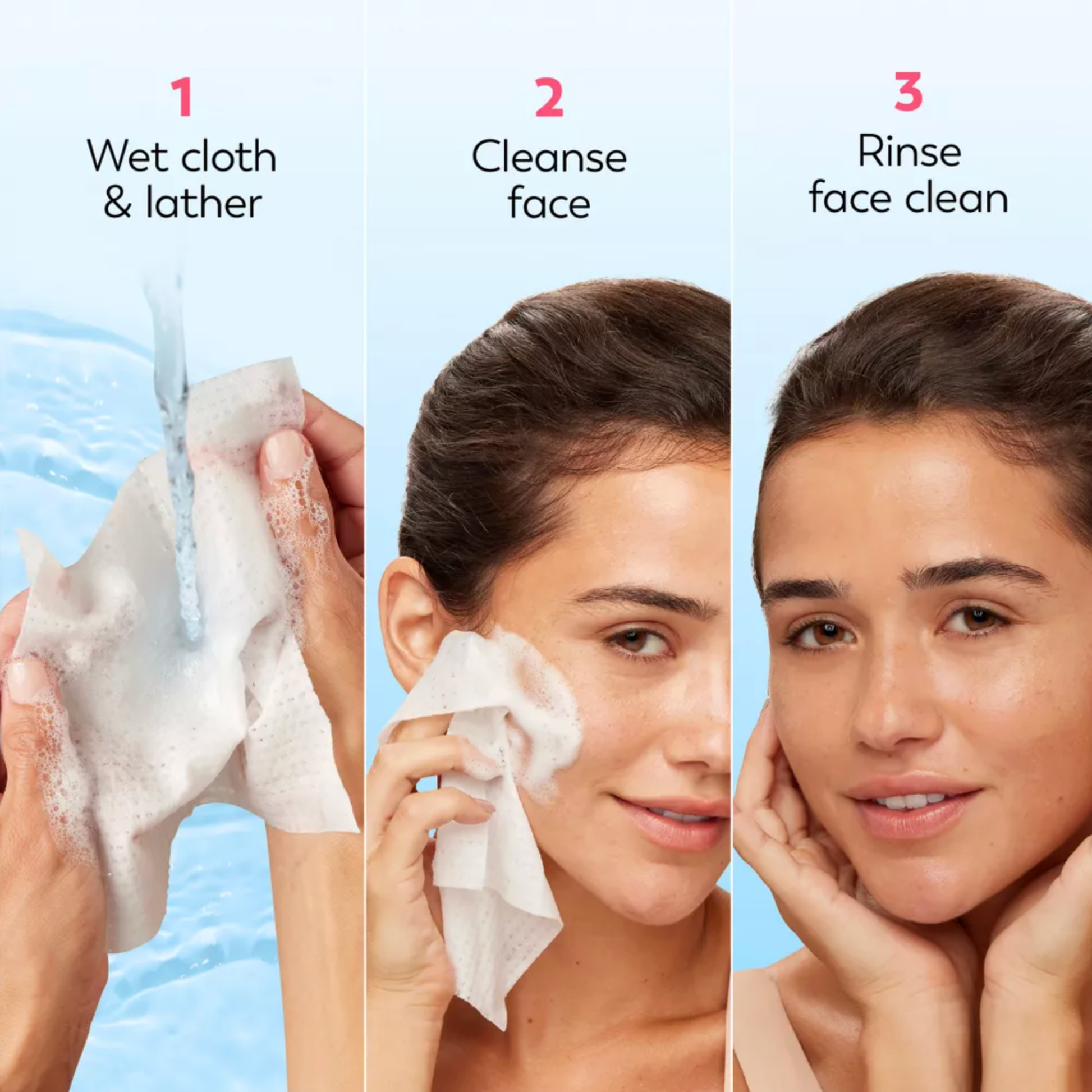 Olay Daily Facials Cleansing Cloths Daily Hydrating Clean 66 Count Daily Hydrating Facial Dry Cloths Olay_Daily_Facials_Daily_Clean_Makeup_Removing_Facial_Cleansing_Wipes_5-in-1_Water_Activated_Cloths_Exfoliates_Tones_and_Hydrates_Skin_66_count_EXprimi_Beauty_Kenya_4 shop at Exprimi Beauty Kenya. Home of Skin care, Body care, Make-up, Fragrance & Beauty.