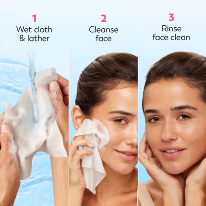 Olay Daily Facials Cleansing Cloths Daily Hydrating Clean 66 Count Daily Hydrating Facial Dry Cloths Olay_Daily_Facials_Daily_Clean_Makeup_Removing_Facial_Cleansing_Wipes_5-in-1_Water_Activated_Cloths_Exfoliates_Tones_and_Hydrates_Skin_66_count_EXprimi_Beauty_Kenya_4 shop at Exprimi Beauty Kenya. Home of Skin care, Body care, Make-up, Fragrance & Beauty.