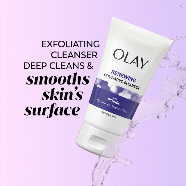 Olay Olay Renewing Exfoliating Cleanser with Retinol Cleanser Olay_SI01_RenewingExfoliatingCleanser_Product__59004 shop at Exprimi Beauty Kenya. Home of Skin care, Body care, Make-up, Fragrance & Beauty.