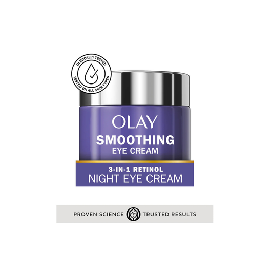 Olay Olay Retinol 24 Smoothing Night Eye Cream for Hydration and Dark Circle Reduction (15ml) Olay Eye Care Olay_Smoothing_Eye_Cream_-_3_in_1_Retinol_exprimi_beauty shop at Exprimi Beauty Kenya. Home of Skin care, Body care, Make-up, Fragrance & Beauty.