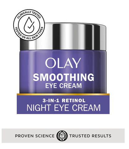 Olay Olay Retinol 24 Smoothing Night Eye Cream for Hydration and Dark Circle Reduction (15ml) Olay Eye Care Olay_Smoothing_retinol_eye_cream shop at Exprimi Beauty Kenya. Home of Skin care, Body care, Make-up, Fragrance & Beauty.