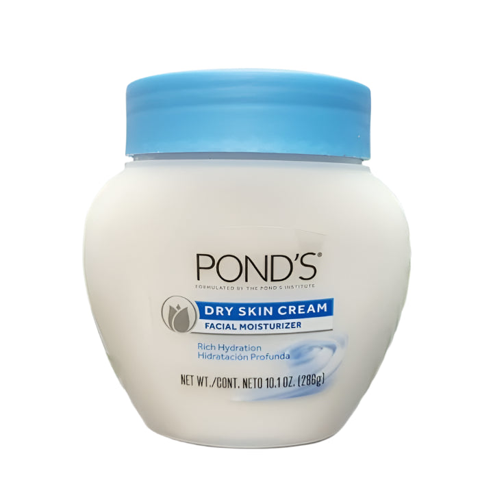 Exprimi Beauty Kenya Pond's Dry Skin Cream&nbsp; Facial Moisturizer🧴💧

For Dry &amp; Sensitive Skin 🌸

6.5oz Jar of Pond's Dry Skin Cream is a rich, hydrating face moisturizer that deeply nourishes your skin, leaving it feeling soft, smooth, and radiant. Dermatologist-tested and suitable for both dry and sensitive skin, this classic moisturizer works wonders in locking in moisture and prepping your skin for makeup application.

✨ Key Benefits:

✔ Deep Hydration – Moisturizes deeply and preps skin for mak