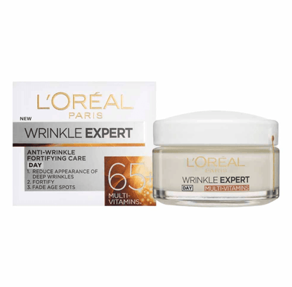 L'Oréal Paris L'oréal Wrinkle Expert Anti-Wrinkle Strengthening Care day 65+ Multi-vitamins 50 Moisturiser Screen_Shot_2025-02-09_at_8.23.41_PM 50 shop at Exprimi Beauty Kenya. Home of Skin care, Body care, Make-up, Fragrance & Beauty.