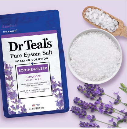 Dr.Teal's Dr Teal's Epsom Salt Soaking Solution, Soothe & Sleep, Lavender, 3lbs Bath Salts Screenshot2025-11-24at7.26.22AM shop at Exprimi Beauty Kenya. Home of Skin care, Body care, Make-up, Fragrance & Beauty.