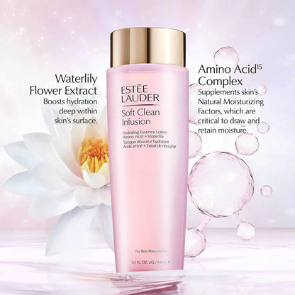 Estée Lauder Soft Clean Infusion Hydrating Treatment Lotion 400ml treatment lotion Soft-Clean-Infusion-Hydrating-Treatment-Lotion-400ml-EXprimi-Skincare-Kenya-2213 shop at Exprimi Beauty Kenya. Home of Skin care, Body care, Make-up, Fragrance & Beauty.