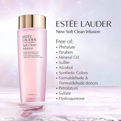 Estée Lauder Soft Clean Infusion Hydrating Treatment Lotion 400ml treatment lotion Soft-Clean-Infusion-Hydrating-Treatment-Lotion-400ml-EXprimi-Skincare-Kenya-3221 shop at Exprimi Beauty Kenya. Home of Skin care, Body care, Make-up, Fragrance & Beauty.