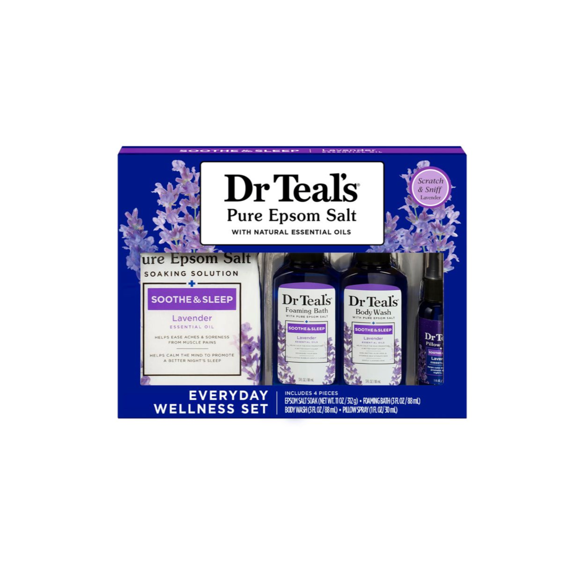 Dr. Teal's Soothe Sleep With Lavender Epsom Valentine's Day Gift Set Gift Set Soothe-Sleep-With-Lavender-Epsom-Salt-11oz-Foaming-Bath-3oz-Body-Wash-3oz-Body-Lotion-1oz-Gift-Set-EXprimi-Skincare-Kenya-5258 shop at Exprimi Beauty Kenya. Home of Skin care, Body care, Make-up, Fragrance & Beauty.