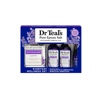 Dr. Teal's Soothe Sleep With Lavender Epsom Valentine's Day Gift Set Gift Set Soothe-Sleep-With-Lavender-Epsom-Salt-11oz-Foaming-Bath-3oz-Body-Wash-3oz-Body-Lotion-1oz-Gift-Set-EXprimi-Skincare-Kenya-5258 shop at Exprimi Beauty Kenya. Home of Skin care, Body care, Make-up, Fragrance & Beauty.