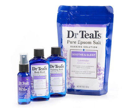 Dr. Teal's Soothe Sleep With Lavender Epsom Valentine's Day Gift Set Body Washes & Body Scrubs Soothe-Sleep-With-Lavender-Epsom-Salt-11oz-Foaming-Bath-3oz-Body-Wash-3oz-Body-Lotion-1oz-Gift-Set-EXprimi-Skincare-Kenya-5841 shop at Exprimi Beauty Kenya. Home of Skin care, Body care, Make-up, Fragrance & Beauty.