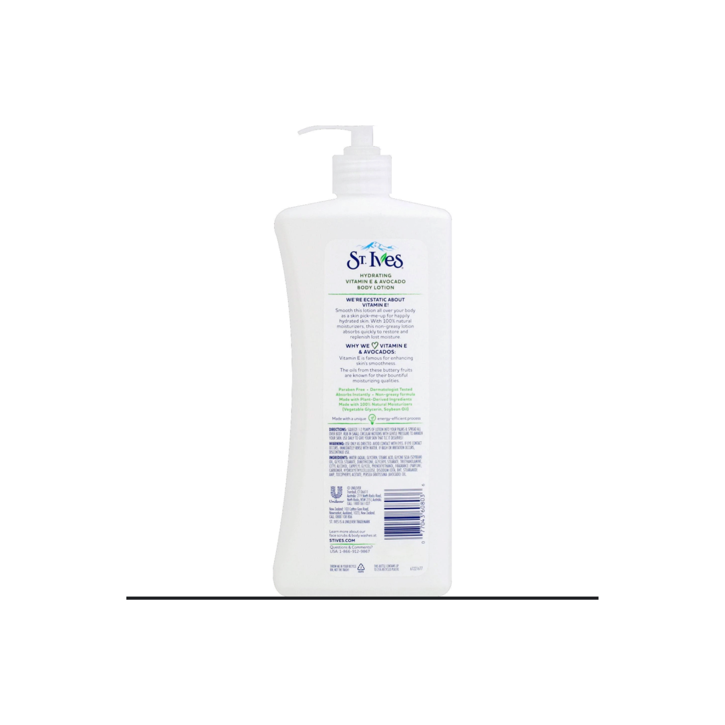 St. Ives Hydrating Body Lotion, Vitamin E and Avocado 621ml Body Lotion St._Ives_Hydrating_Body_Lotion_Vitamin_E_and_Avocado_621ml_EXprimi_Beauty_2 shop at Exprimi Beauty Kenya. Home of Skin care, Body care, Make-up, Fragrance & Beauty.