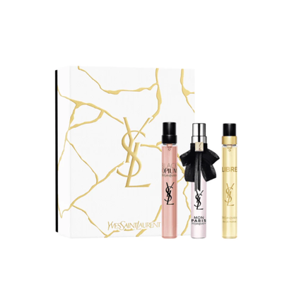 Yves Saint Laurent Greatest Fragrance Hits For Her - Valentine's gift set for women Fragrance Gift Set YvesSaintLaurent-GreatestFragranceHitsForHer-Valentinesgiftsetforwomen-PerfumeTravelSprayTrio-YvesSaintLaurentValentinesGiftsetatEXPrimiBeautyKenya-Fragrance_GiftSet-EXprimiSkincareKenya shop at Exprimi Beauty Kenya. Home of Skin care, Body care, Make-up, Fragrance & Beauty.