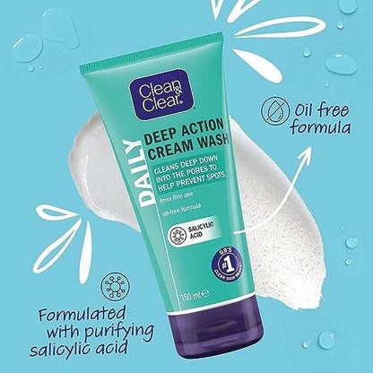 Clean & Clear Deep Action Cream Wash face wash ac_sx522_1_0-en-gb shop at Exprimi Beauty Kenya. Home of Skin care, Body care, Make-up, Fragrance & Beauty.