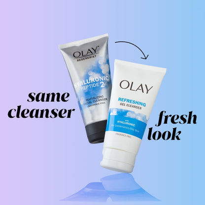 Olay Olay Regenerist Hyaluronic + Peptide 24 Face Wash, Fragrance-Free, for All Skin Types, 5.0 oz Gel Cleanser b544df91-4e94-4f2f-ae6b-b70666c713fd.433b7f4d590a22aaf1678123d365ce3c shop at Exprimi Beauty Kenya. Home of Skin care, Body care, Make-up, Fragrance & Beauty.