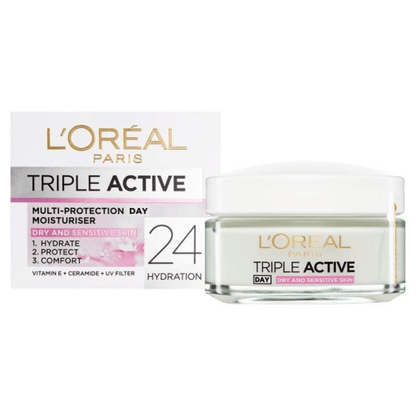 L'Oréal Paris L'Oréal Paris Triple Active Multi-Protection Moisturiser Day 50ml 50 Moisturiser cbb87ef0-f2d7-41ea-8866-0e56432a6b11_800x_51e701aa-415b-41b6-9bf7-d2c8996abbf6 50 shop at Exprimi Beauty Kenya. Home of Skin care, Body care, Make-up, Fragrance & Beauty.