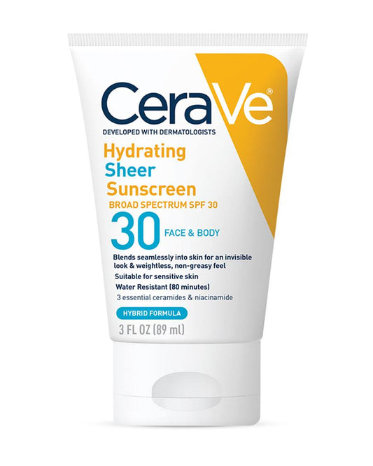 cerave Hydrating Sheer Sunscreen Broad Spectrum SPF 30 for Face & Body Sunscreen hydrating-sheer-sunscreen-front-3floz_700x875-v1 shop at Exprimi Beauty Kenya. Home of Skin care, Body care, Make-up, Fragrance & Beauty.