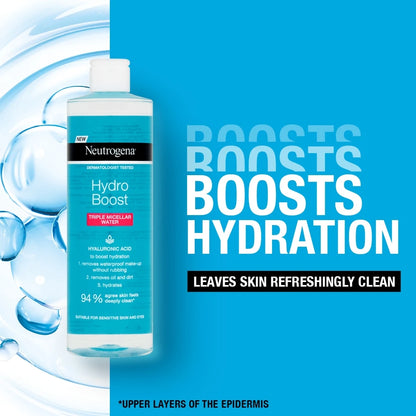 Neutrogena NEUTROGENA® Hydro Boost Triple Micellar Water hydro_boost_01 shop at Exprimi Beauty Kenya. Home of Skin care, Body care, Make-up, Fragrance & Beauty.