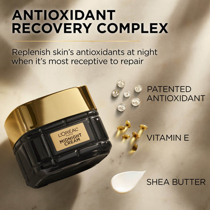 L'Oréal Paris Age Perfect Caring Cell Renewal Midnight Cream, Antioxidants, 1.7 oz | EXprimi Skincare Kenya Ant-Aging Age-Perfect-Caring-Cell-Renewal-Midnight-Cream-Antioxidants-1-7-oz-EXprimi-Skincare-Kenya-406 shop at Exprimi Beauty Kenya. Home of Skin care, Body care, Make-up, Fragrance & Beauty.
