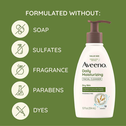 Aveeno Daily Moisturizing Face Cleanser with Soothing Oat Facial Cleanser Aveeno-DailyMoisturizingFaceCleanserwithSoothingOat-AveenoDailyMoisturizingFaceCleanserwithSoothingOatEXprimiSkincareKenya-FacialCleanser-EXprimiSkincareKenya-810913925 shop at Exprimi Beauty Kenya. Home of Skin care, Body care, Make-up, Fragrance & Beauty.