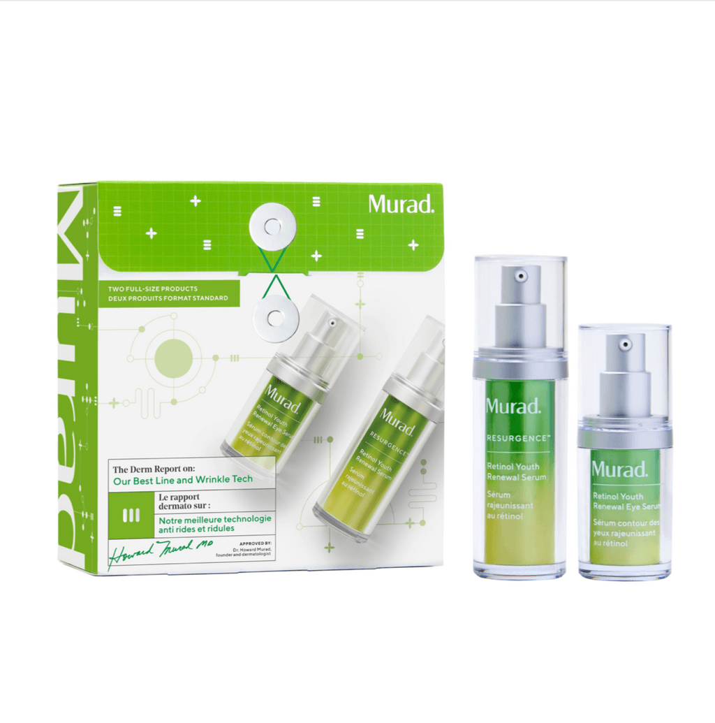 Murad Full-Sized Duo:- Retinol Youth Renewal Serum & Retinol Youth Renewal Eye Gift Set Serum 15ml Skincare Gifts & Sets Full-Sized-Duo-Retinol-Youth-Renewal-Serum-Retinol-Youth-Renewal-Eye-Serum-15ml-EXprimi-Skincare-Kenya-1513 shop at Exprimi Beauty Kenya. Home of Skin care, Body care, Make-up, Fragrance & Beauty.