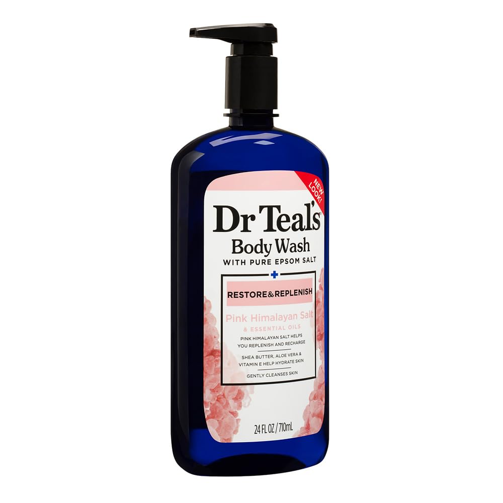 Pink Himalayan Body Wash, Restore and Replenish with Pure Epsom Salt and Essential Oils, 24 Fl Oz - EXprimi Skincare Kenya - Beauty - Dr. Teal's - EXprimi Skincare Kenya.